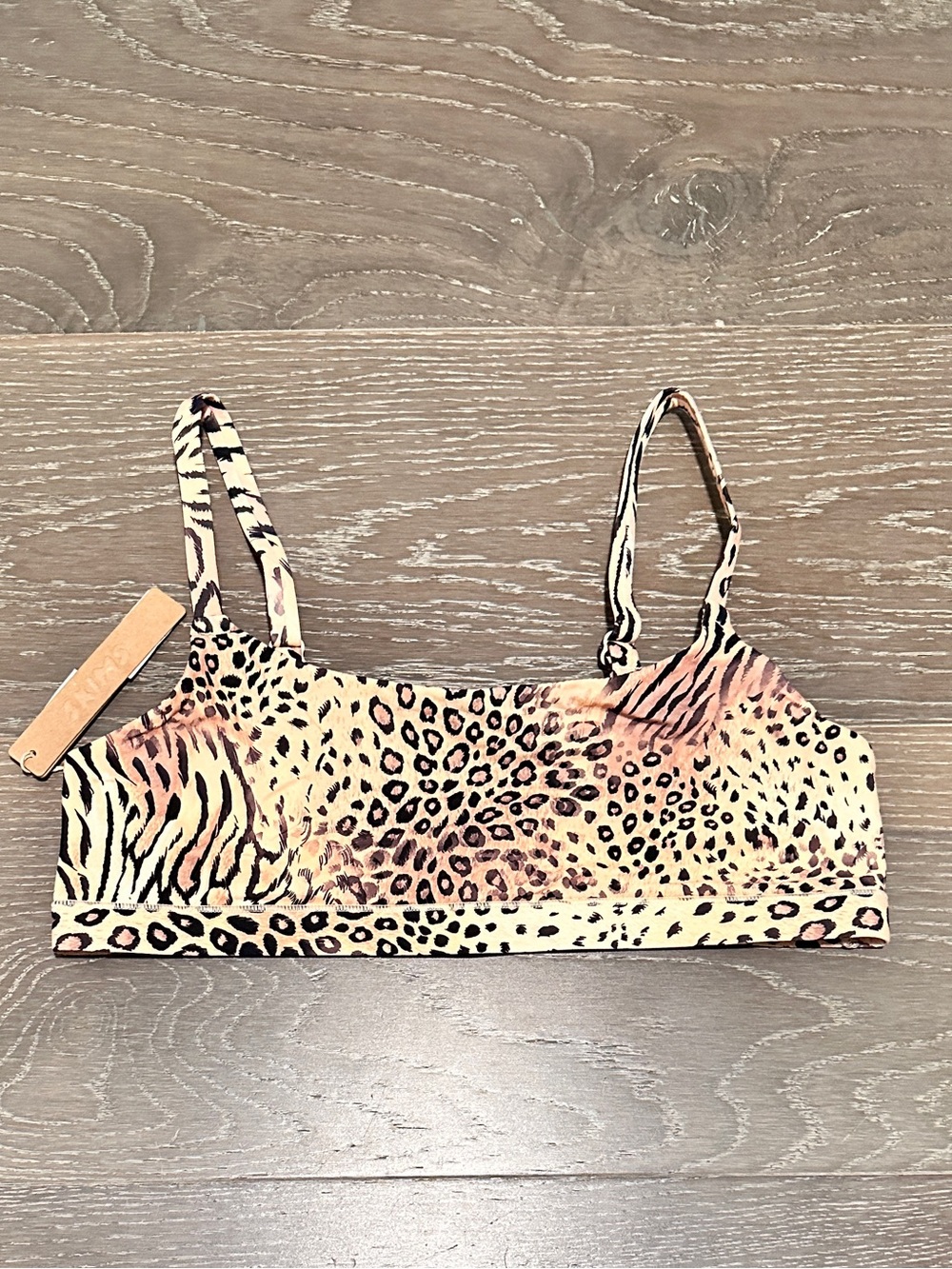 Skims Fits Everybody Bralette — Leopard Print